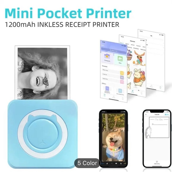Mini portable printer - Picture 3 of 12